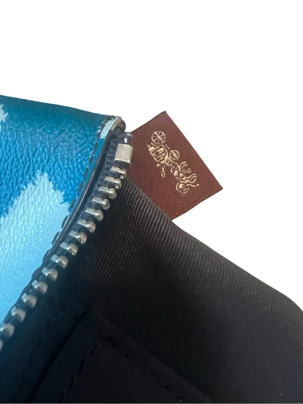 Coach Wild Plaid Wristlet - (READ)